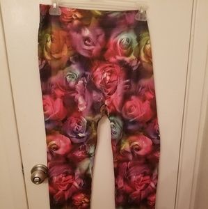 Floral leggings